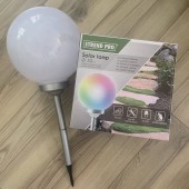 Strend Pro sk-8090838 Lampa solara Strend Pro Rainbow, 4 x led, lumina multicolor, 30x70cm