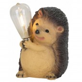 Strend Pro SK-8091252 Decoratiune gradina Strend Pro Arici, 17.5x18x23 cm, ceramica, cu lampa solara