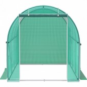 Strend Pro YDSDWSL1077FTKHD5V0 Sera pentru flori si legume, Cadru otel galvanizat, 3x3x2 m, 6 ferestre, 140 g/cmÂ³ PE