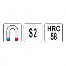 Surubelnita dreapta magnetica 6x150mm, Yato YT-25912