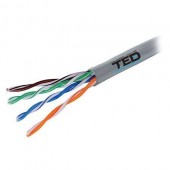 Ted Electric LEC-KAB-TED4 Cablu utp cat 5 cupru 0.5mm 305m ted electric