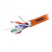 Ted Electric LEC-KAB-TED5 Cablu ftp cat 6 cupru 0.56mm lszh 305m ted electric