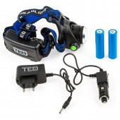 Ted Electric LEC-TED-FL19 Lanterna frontala 1w cu acumulator 2x 18650 ted