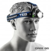 Ted Electric LEC-TED-FL19 Lanterna frontala 1w cu acumulator 2x 18650 ted