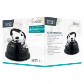 Teesa LEC-TSA0152 Ceainic cu fluier otel 3l teesa