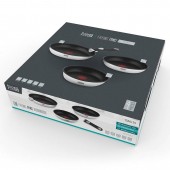 Teesa LEC-TSA0155 Set 4 piese 3 tigai 22/24/28 si maner detasabil teesa