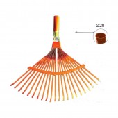 TOP GARDEN 380512 Grebla pentru frunze cu 16 dinti Φ28, fara coada, TopGarden 380512