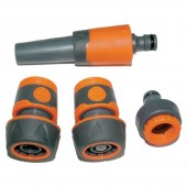 TOP GARDEN 380988 Set pistol pentru stropit multifunctional cu 3 accesorii ABS, TopGarden Premium 380988