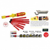 topmaster 220102 Trusa surubelnite electricieni cu maner interschimbabil Topmaster 220102, magnetice, 1000V