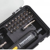 topmaster 279918 Surubelnita cu acumulator 4V compact, in trusa cu biti