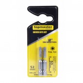 topmaster 338715 Set 2 biti torx, Topmaster 338715, T20, T25, prindere hexagonala 1/4