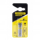 topmaster 338716 Set 2 biti torx, Topmaster 338716, T30, prindere hexagonala 1/4