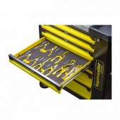 topmaster 455555 Dulap pentru scule Topmaster, 182 piese, 7 sertare, blat otel inoxidabil, maxim 550 kg