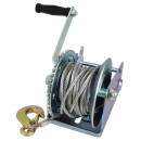 Troliu manual cu cablu Geko G01082, 1200 kg, lungime 10 m