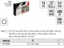 Trusa biti lungi 1/2'', 12 buc., YATO YT-7753