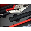 Trusa chei tubulare si unelte Geko G10850, cutie metal, 150 buc