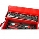 Trusa chei tubulare si unelte Geko G10850, cutie metal, 150 buc