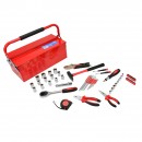 Trusa chei tubulare si unelte Geko G10850, cutie metal, 150 buc