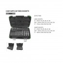 Trusa tubulare torx lungi si scurte JBM JB-53061, valiza, 28 piese, Cr-V