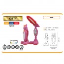 Veioza pentru camera copilului cu ceas, Kitty Pink, roz, max. 11 W, 350 lm, G23