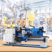 Vevor 0618-3BMNCC000001V2 Mini strung pentru metal 400 W, Distanta dintre centre 300 mm, 0-2250 rpm