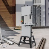 Vevor 50 Fierastrau cu banda pentru Lemn, 1.1 kW, 0Â° la 45, 4 viteze reglabile, 440-880 rpm, Lampa, Lungime banda 2780 mm