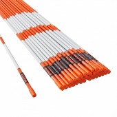Vevor CDBG48YCCS504M8BHV0 Set 50 tarusi marcatori pentru sosea Vevor Reflectorizant, Inaltime 121.5 cm, fibra de sticla