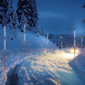 Vevor CDBG48YCCS504M8BHV0 Set 50 tarusi marcatori pentru sosea Vevor Reflectorizant, Inaltime 121.5 cm, fibra de sticla
