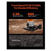 Vevor CJHDDH65HPOZQM1Q7V0 Mai compactor 6.5 CP, viteza 15 m/min, Forta de impact Forta de impact 1362 kg/mÂ², Motor benzina 4 timpi