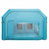 Vevor CQZPNJB8M220V3LOGV2 Cabina de vopsit, gonflabila, Vevor, 2 x suflante, 330/950W, dimensiune exterioara 8 x 4 x 3 m 