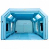 Vevor CQZPNJB8M220V3LOGV2 Cabina de vopsit, gonflabila, Vevor, 2 x suflante, 330/950W, dimensiune exterioara 8 x 4 x 3 m 