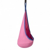 Vevor DCYFSBFB0000N93P5V9 Scaun hamac pentru copii, Roz, max 54 kg, Ã¸70x70x160 cm, Lumini led in 4 culori, accesorii prindere