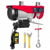 Vevor DD2200LBS21FT8V69V2 Electropalan Vevor 1600 W, Inaltime 6/12 m, viteza 10 m/min, capacitate 500/1000 kg, Telecomanda fara fir