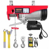Vevor DDG880LBS21FT9C4WV2 Electropalan Vevor 850 W, Telecomanda WiFi, Inaltime max de ridicare 6/12 m, viteza 10 m/min, capacitate 200 / 400 kg