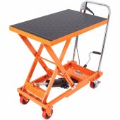 Vevor DJYYSJPTCCS4EL7SHV0 Carucior hidraulic cu platforma 700 x 450 mm, Vevor max 230 kg, Inaltime ridicare 220-720 mm