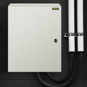 Vevor DQXJSTCFS50X40X15V0 Tablou electric din otel, Dimensiune 50 x 40 x 15 cm, 2 x chei, IP 66, Placa din spate detasabila