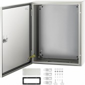Vevor DQXJSTCFS50X40X15V0 Tablou electric din otel, Dimensiune 50 x 40 x 15 cm, 2 x chei, IP 66, Placa din spate detasabila