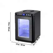 Vevor FHQ25LHSFYQ5-6D01V2 Incubator oua pentru reptile si pasari Vevor 25 l, alimentare 12 V DC sau 220 V AC