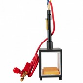 Vevor FXKFSDZYLDJQD5LH6V0 Forja cu un arzator pe gaz, Vevor Patrat 1350 gr C, dimensiune 250 x 180 x 235 mm