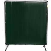 Vevor GBHJCL6X6DKJLS001V0 Perdea sudura impotriva scanteilor Vevor 183x183 cm, cadru otel, 4 roti, Verde