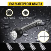 Vevor GDKSYYC-4.3505HP0V0 Camera inspectie endoscop Vevor Profesional, Monitor HD 4.3â€, Lungime 50 m, IP68, Led, pentru conducte