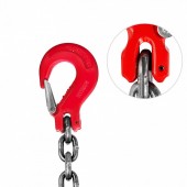 Vevor GLSJG80SZGL8MMX1MV0 Lant ridicare greutati cu 4 brate, Capacitate 4 tone, Lungime 1 m, G80 Mn