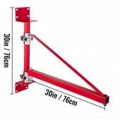 Vevor HST-750DDHLJDLZ01V0 Brat pivotant pentru palan, Sarcina maxima 300 Kg, dimensiune 76 x 13 x 76 cm