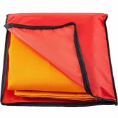 Vevor HT8X10JS000000001V0 Perdea sudura impotriva scanteilor Vevor 305x305 cm, fibra de sticla, fara cadru, portocalie, inele de agatare