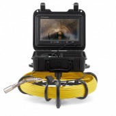 Vevor JLKXSGDNK99158A0GV2 Camera inspectie endoscop Vevor Profesional, Monitor mare color HD 9â€, Lungime 91.5 m, IP68, 12xLed, pentru conducte