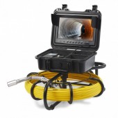 Vevor JLKXSGDNK99158A0GV2 Camera inspectie endoscop Vevor Profesional, Monitor mare color HD 9â€, Lungime 91.5 m, IP68, 12xLed, pentru conducte
