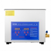 Vevor JPS-40ACSBQXJ0001V2 Masina de curatat cu ultrasunete Vevor 10 l, 40 kHz, 240 W, Inox
