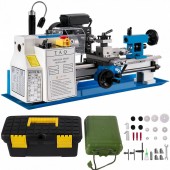 Vevor JSMNCC0618FZJ0001V2 Mini strung pentru metal 550 W, Distanta dintre centre 300 mm, 50-2500 rpm