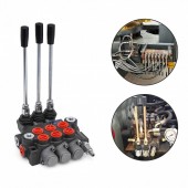 Vevor KZF3ZYY11GPMSZY01V0 Distribuitor hidraulic manual cu 3 sectiuni Vevor 248 Bar, 41 l/min, Fonta