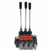 Vevor KZF3ZYY11GPMSZY01V0 Distribuitor hidraulic manual cu 3 sectiuni Vevor 248 Bar, 41 l/min, Fonta
